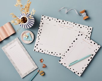 Desktop Stationery Bundle 1 - Jotter, A5 Day Planner and A4 Week Planner