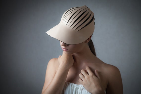 unique leather hats