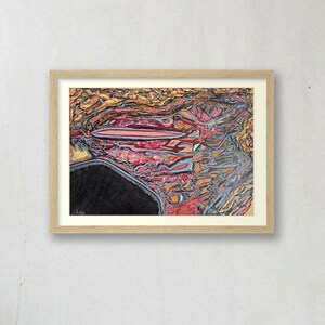 Abstract Framed Print, Limited Edition, Signed Certificate of Authenticity