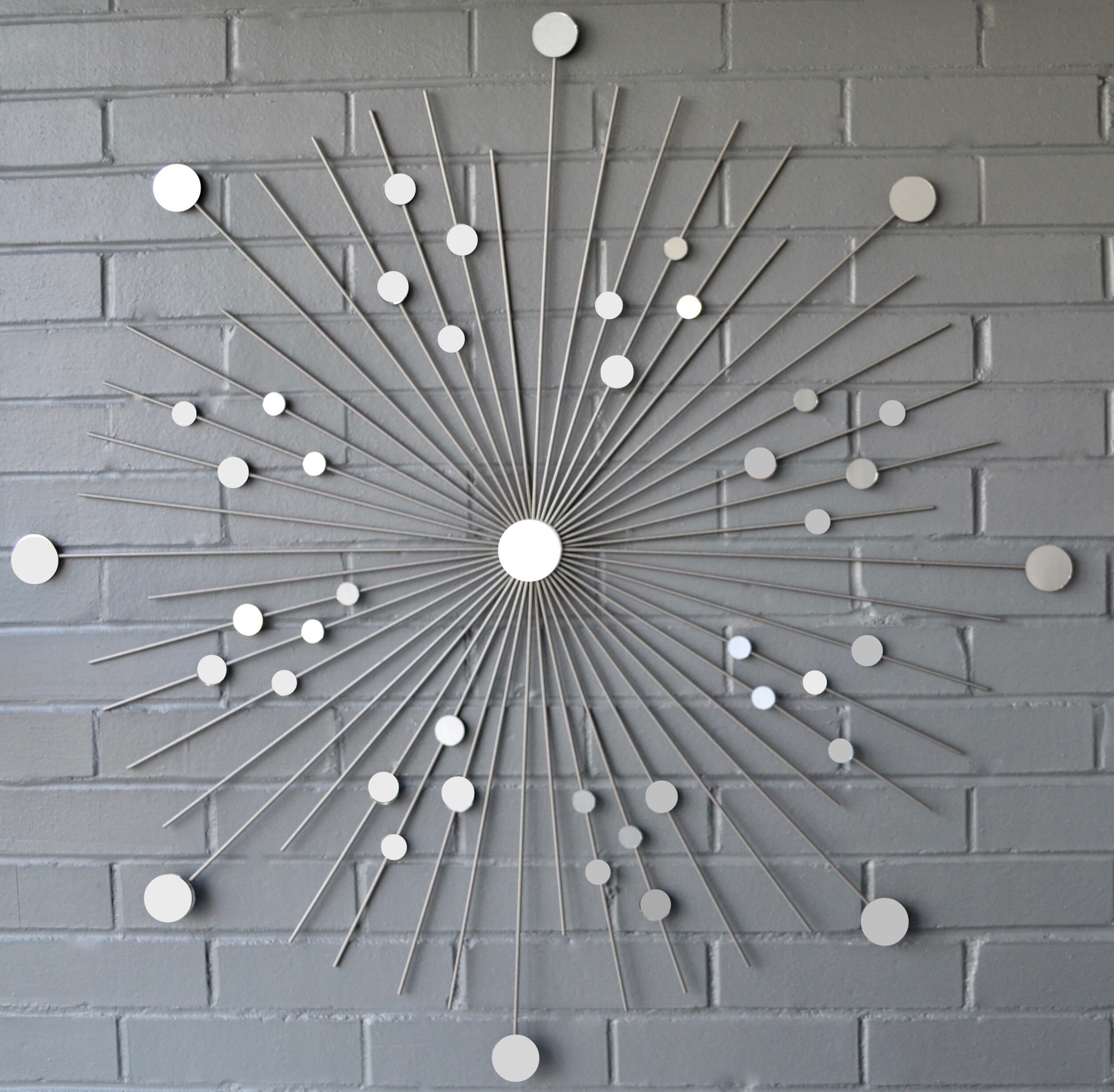 36 Inch Starburst Modern Metal Wall Art Mirrors Mod Retro Etsy 36 Inch Starburst Modern Metal Wall Art Mirrors Mod Retro Etsy