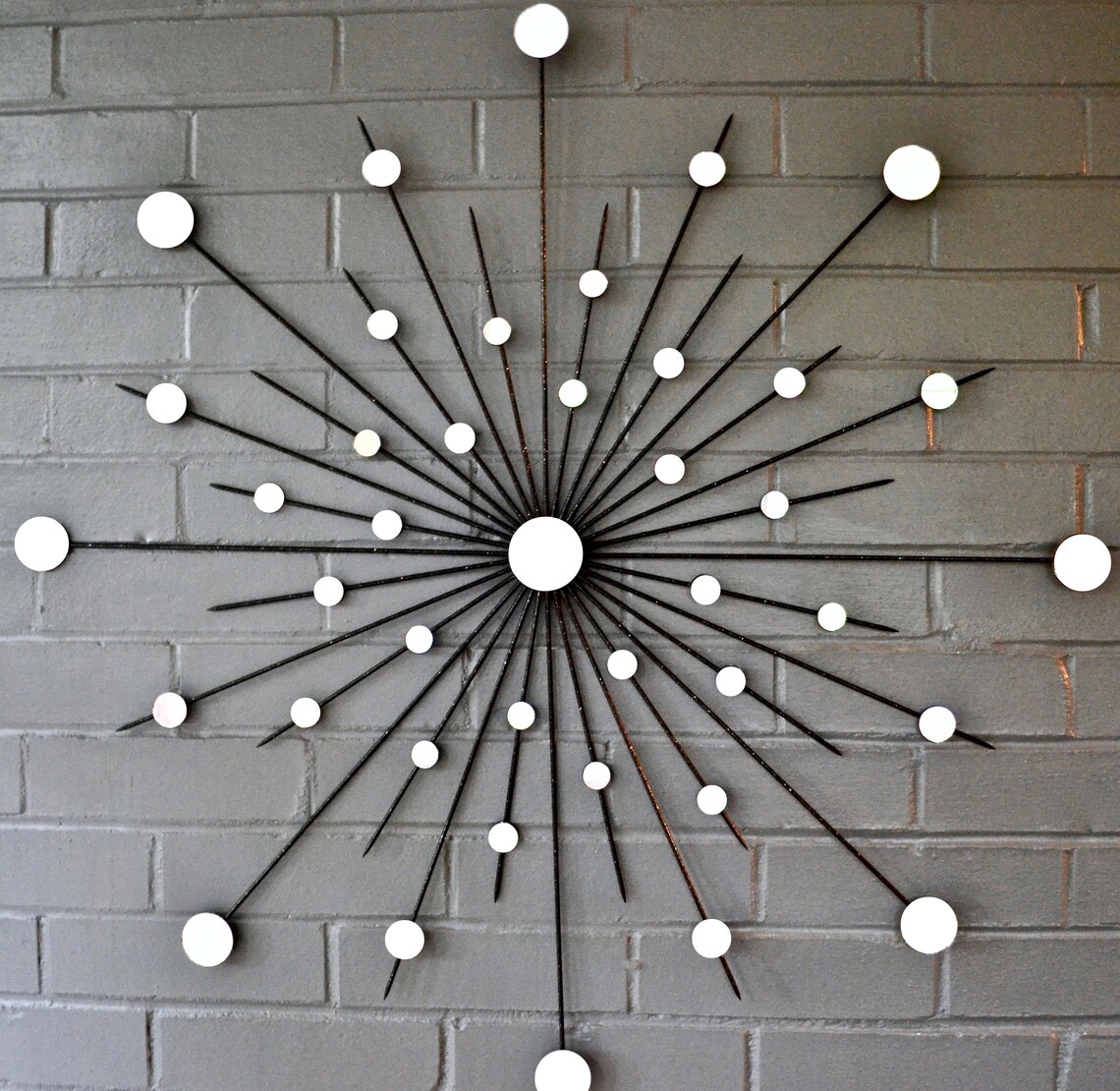 30 Metal Sunburst Wall Art Interior Design Sun Mirror Etsy