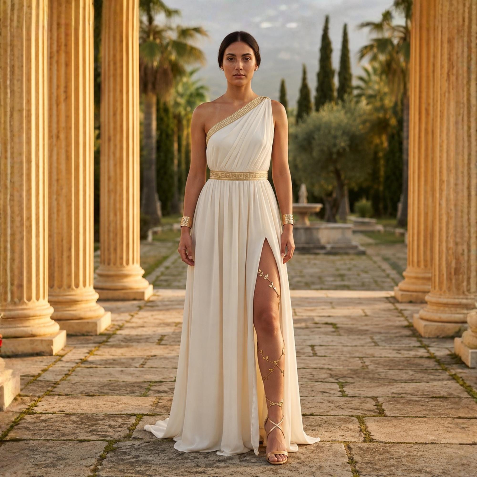 toga bridesmaid dress Women wholesale_OK B233051 Poly Chiffon A-line Size:8 Show a little leg