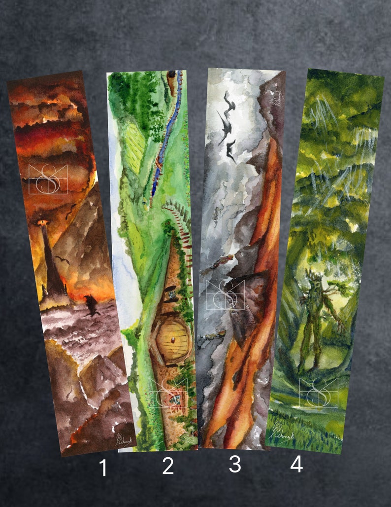 lord of the rings bookmark ideas