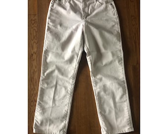 Jeans Lee Vintage Relaxed Straight Mom Leg color rosa de talle alto para mujer, talla 12 (mediana, 34x30).