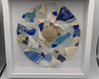 Ocean Vibes Seaglass Art
