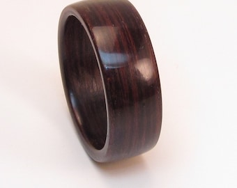 Anello in legno curvato Simply Wood Wenge
