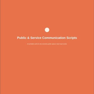 ADHD Autistic Communication Scripts, Neurodivergent Self Advocacy Cards (PDF Download)
