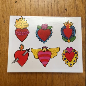 Milagro Hearts Greeting Card