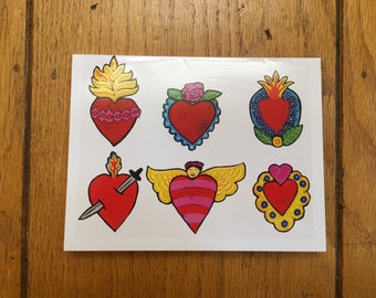 Milagro Hearts Greeting Card