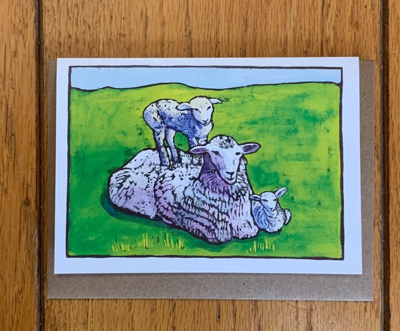 Animal Greeting Cards Boxed Set Blank Inside Etsy