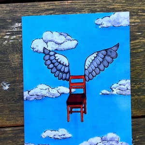 Winged Chair Greeting Card