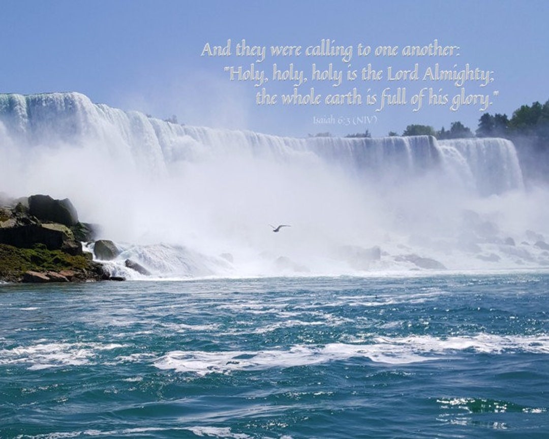 Holy, Holy, Holy is the Lord Almighty - Isaiah 6:3 NIV - Scripture Art ...