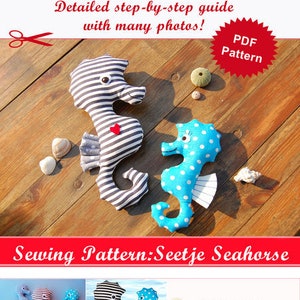 English Version: Seahorse Sewing Pattern PDF