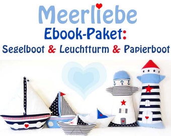 3 Ebook Package: Lighthouse + Sailboat + Paper Boat
