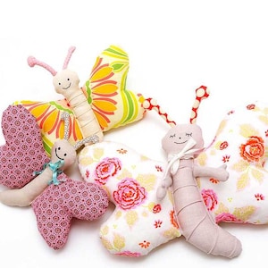 Butterfly Pattern  - PDF Sewing Instructions Plush Toy Softie