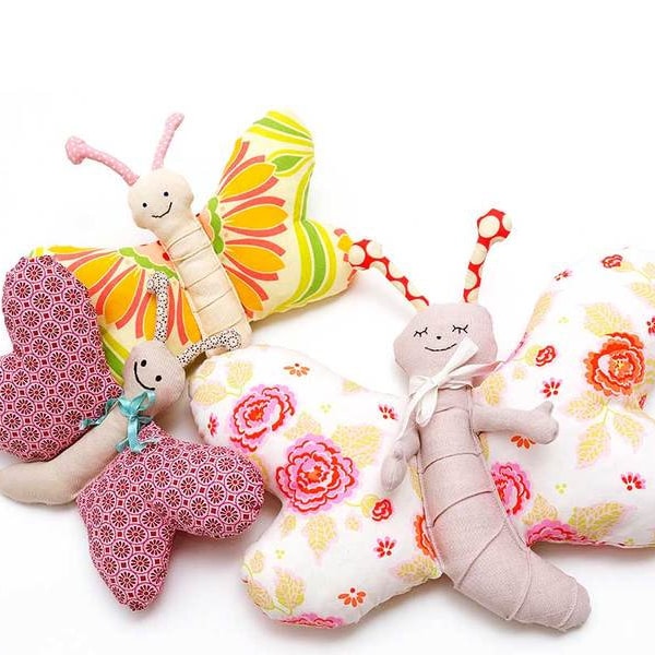 Butterfly Pattern  - PDF Sewing Instructions Plush Toy Softie