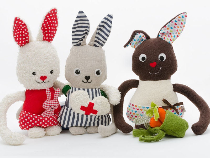 Anleitung Osterhase nähen: Henni Osterhase E-Book PDF | Etsy