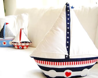 Sailboat Pattern - Sailing boat sewing instructions