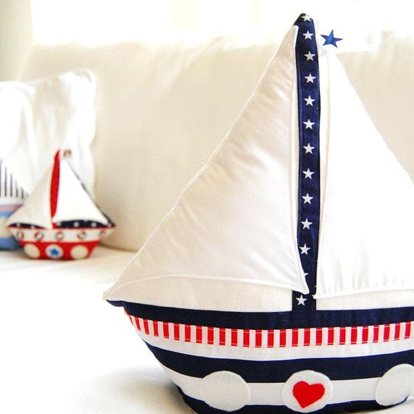 Sailboat Pattern - Sailing boat sewing instructions