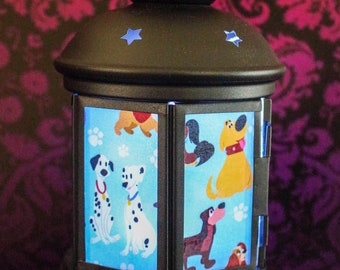 Puppy Love Fairy Light Lantern