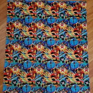 Super Soft Minky Toddler blanket Incredible Super Heroes image 3