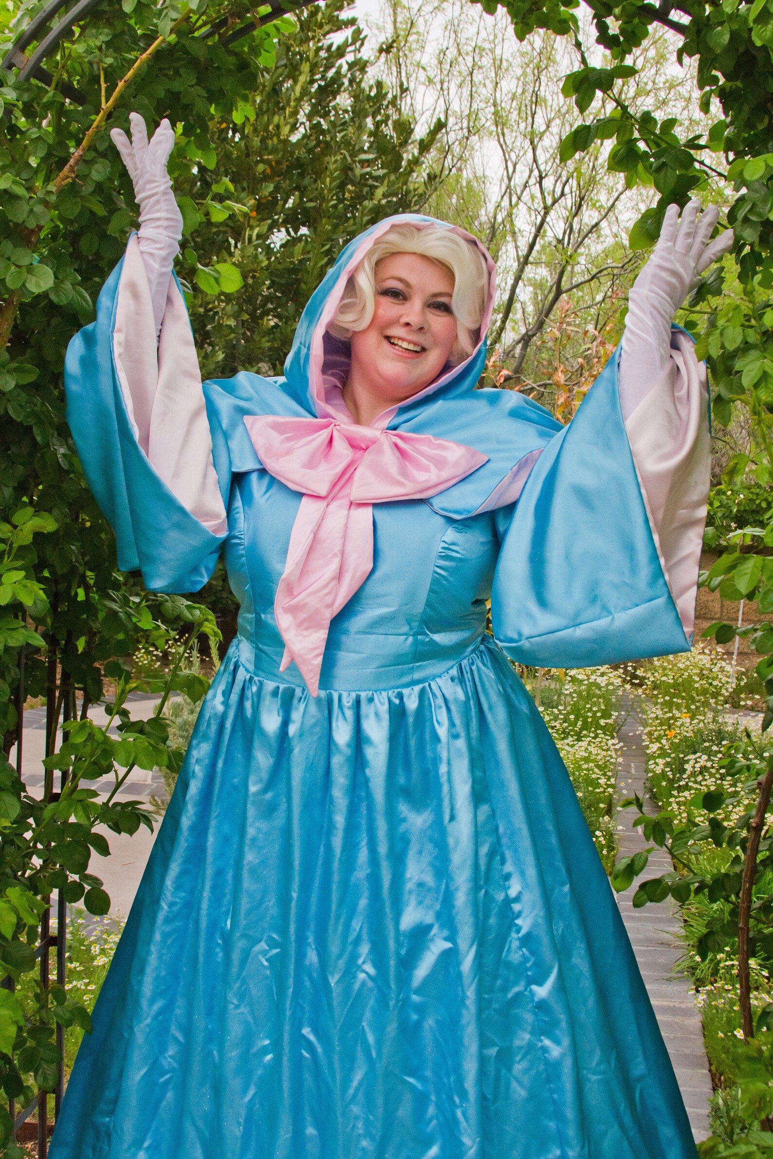 Adult size Fairy Godmother Gown and cape with hood optional Etsy