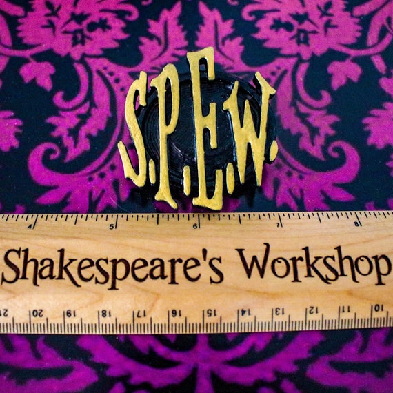 Wizard Inspired S.P.E.W. Badge | Etsy
