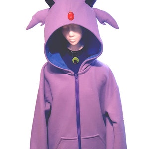 Espeon inspired adult Hoodie image 4