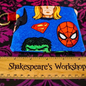 Small card purse superhero Ready to Ship image 2