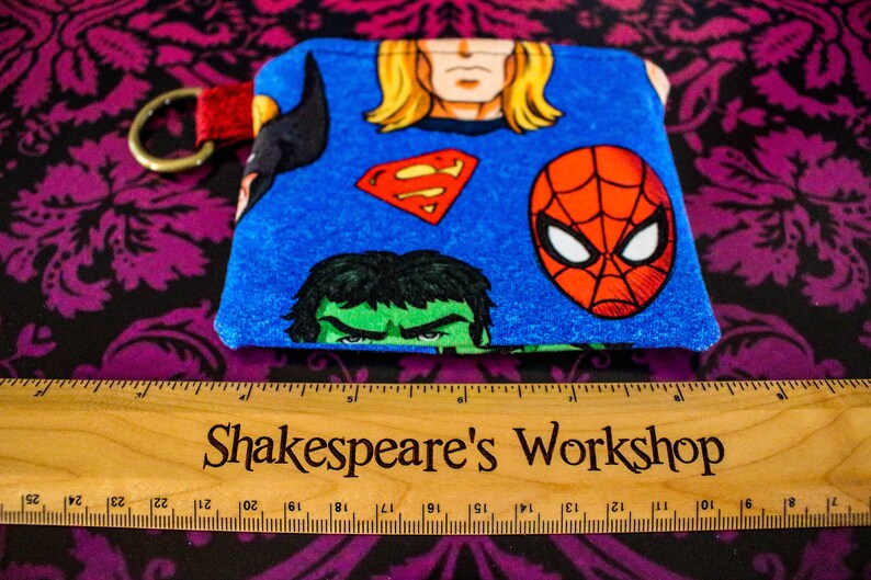 Small card purse superhero Ready to Ship image 2