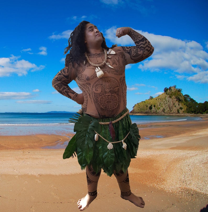 maui moana leaf skirt