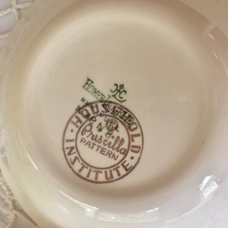 Wedding China Homer Laughlin Household Institute Priscilla Set of 4 Dessert or Fruit Bowls