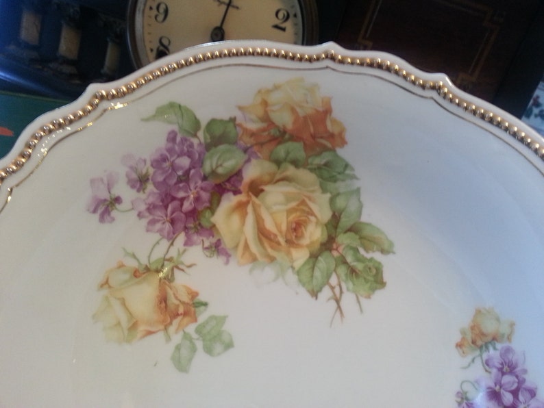Silesia P Silesia Master Berry Bowl FREE SHIPPING Stunning Old Ivory Bowl K
