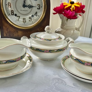 Antique Johnson Brothers England Serving Set, 6 pieces FREE SHIPPING