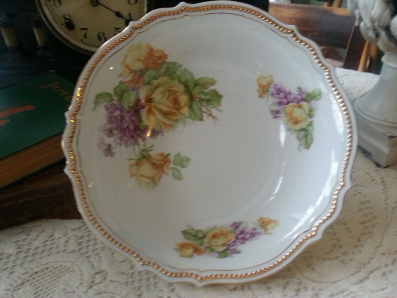Silesia P Silesia Master Berry Bowl FREE SHIPPING Stunning Old Ivory Bowl K