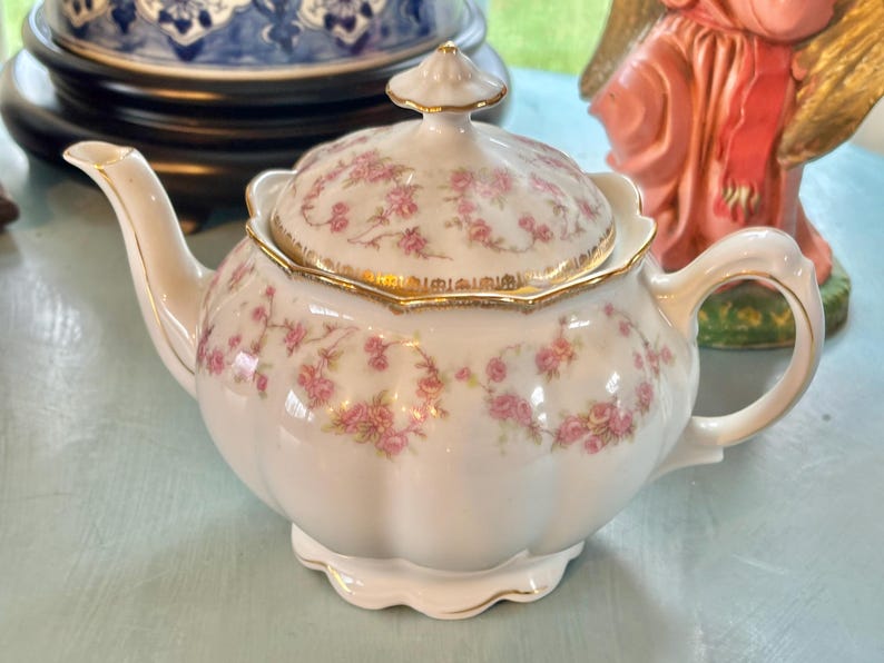 Schumann Original Bridal Rose Teapot Made in Bavaria Germany - Etsy
