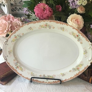 Gorgeous National China Japan 16 inch Platter pattern NAT36 Fine China Japan