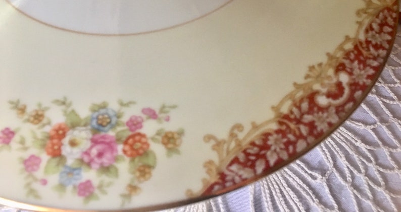 Vintage Noritake Covered Tureen Round Vegetable Bowl Mystery Pattern #205 Weddings Holiday Replacement Free Shipping