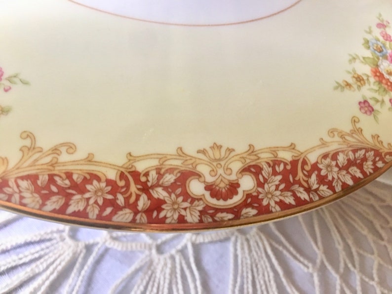 Vintage Noritake Covered Tureen Round Vegetable Bowl Mystery Pattern #205 Weddings Holiday Replacement Free Shipping