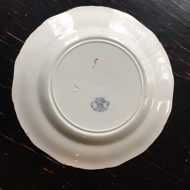 Ashworth and Bros Hanley England Antique Plate Chinoserie Etsy