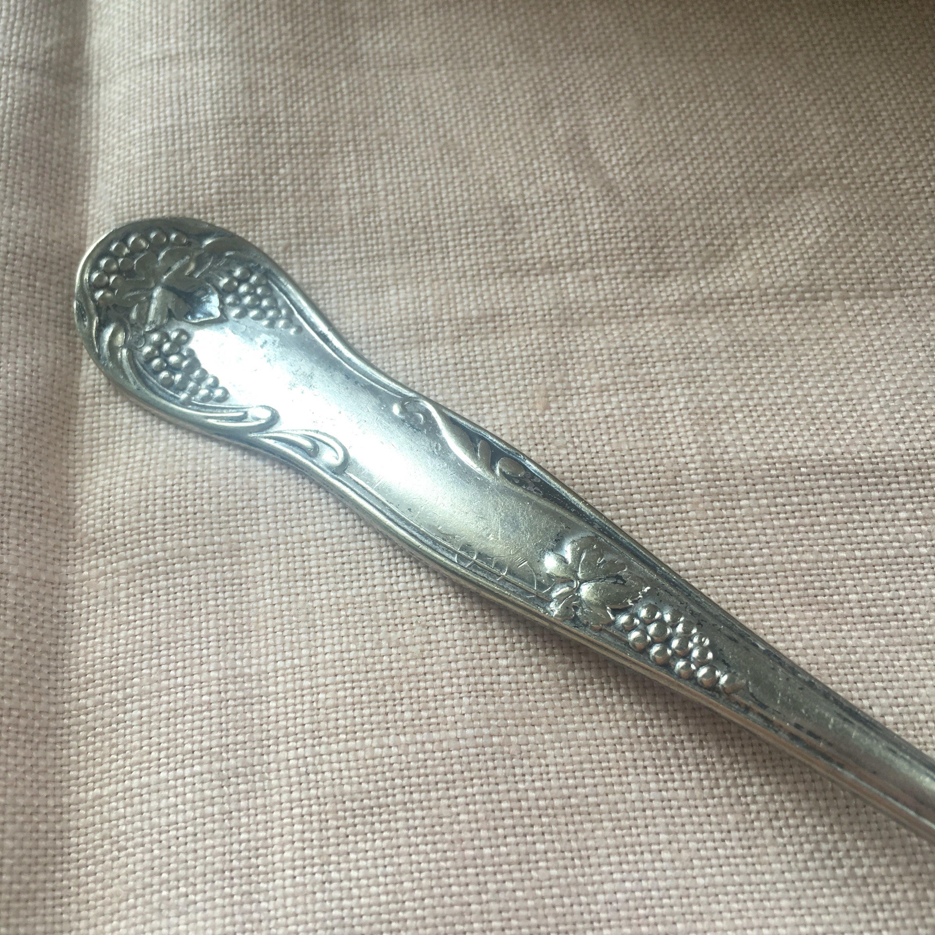 Wallace 1910 Long Handled Pickle Fork Grapes pattern Etsy