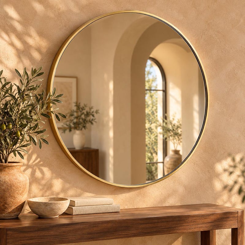 Oval Vanity Mirror on Stand - Etsy