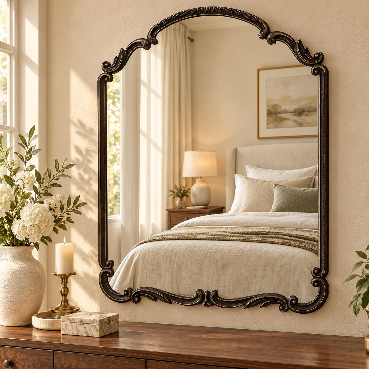 Distressed Antique Mirror - Etsy