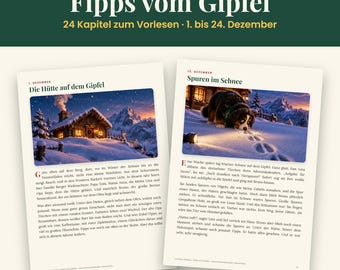 Adventskalender Geschichte zum Vorlesen | 24 Kapitel Weihnachtsgeschichte für Kinder | Wichtel Adventsgeschichte PDF zum Ausdrucken