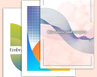 Modern Gradient - Printable Art and Wall Decor motivational