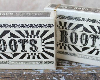vintage 1977 Louis Petrossi rare card game ROOTS Alex Haley slave movie