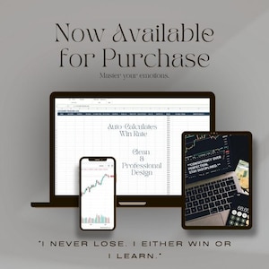 Ultimate Trading Journal Spreadsheet | Forex Crypto Day Trading Log (Digital Download)