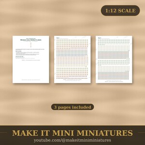 Barattoli, bottiglie ed etichette in miniatura stampabili in scala 1:12 — Accessori per casa delle bambole - Download digitale immagine 4
