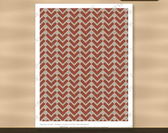 Dollhouse Wallpaper & Flooring Printable 1:12 Scale — Garden Pack, 20 Sheets