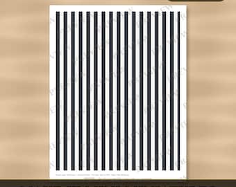 Dollhouse Wallpaper & Flooring Printable 1:12 Scale — Modern Pack, 20 Sheets